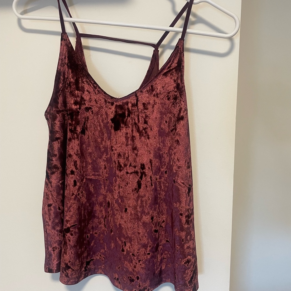 Red tank top
